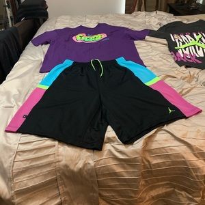 Jordan set two 3X shirts & 3X shorts.